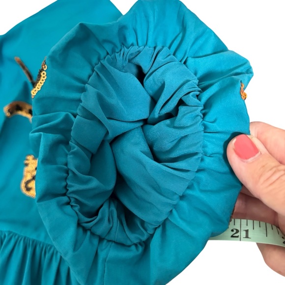 QUEEN OF SPARKLES - SIZE MED - THE LEAPIN’ LEOPARD BABYDOLL DRESS - EXC COND B20 - Picture 11 of 13